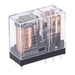 Omron PCB Mount Power Relay, 24V dc Coil, 5A Switching Current, DPDT