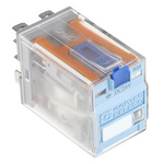 Releco Plug In Power Relay, 24V dc Coil, 10A Switching Current, DPDT