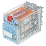 Releco Plug In Power Relay, 230V ac Coil, 10A Switching Current, DPDT