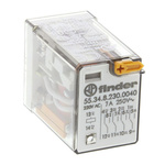 Finder Plug In Power Relay, 230V ac Coil, 7A Switching Current, 4PDT
