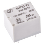 RS PRO PCB Mount Power Relay, 6V dc Coil, 10A Switching Current, SPDT