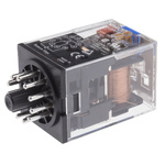 Omron Plug In Power Relay, 24V dc Coil, 10A Switching Current, 3PDT