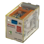 RS PRO Plug In Power Relay, 12V dc Coil, 16A Switching Current, SPDT