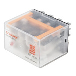 RS PRO Plug In Power Relay, 110V ac Coil, 10A Switching Current, 4PDT