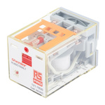 RS PRO Plug In Power Relay, 24V ac Coil, 10A Switching Current, DPDT