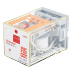 RS PRO Plug In Power Relay, 110V ac Coil, 10A Switching Current, DPDT
