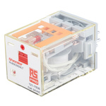RS PRO Plug In Power Relay, 24V ac Coil, 10A Switching Current, 3PDT