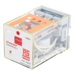 RS PRO Plug In Power Relay, 110V ac Coil, 10A Switching Current, 3PDT