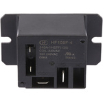 Hongfa Europe GMBH Flange Mount Power Relay, 240V ac Coil, 30A Switching Current, SPST