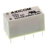 TE Connectivity PCB Mount Power Relay, 12V dc Coil, 3A Switching Current, DPDT