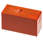 TE Connectivity PCB Mount Power Relay, 24V dc Coil, 8A Switching Current, DPDT
