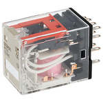 Omron Plug In Power Relay, 12V ac Coil, 5A Switching Current, 4PDT