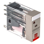 Omron Plug In Power Relay, 24V ac Coil, 5A Switching Current, DPDT