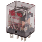RS PRO Plug In Power Relay, 110V ac Coil, 10A Switching Current, DPDT