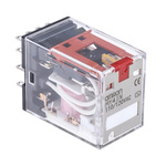 Omron Plug In Power Relay, 120V ac Coil, 5A Switching Current, 4PDT