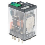 Schneider Electric Plug In Power Relay, 24V dc Coil, 12A Switching Current, DPDT