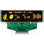 Univision 2.96in Yellow Passive matrix OLED Display 256 x 64pixels SPI Interface