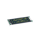 Electronic Assembly 2.0in Yellow OLED Display 4x20 Graphics I2C, SPI Interface