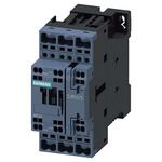 Siemens Reversing Contactor, 24 V dc Coil, 3-Pole, 38 A, 18.5 kW, 1NO + 1NC