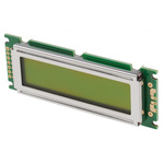 Displaytech 162D-BA-BC Alphanumeric LCD Display, Yellow on Green, 2 Rows by 16 Characters, Reflective