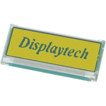 Displaytech 32122A-BC-BC Graphic LCD Display, Yellow on Green, Transmissive