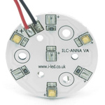 ILS ILC-ONA3-NUWH-SC211-WIR200., OSLON 80 PowerAnna Coin Circular LED Array, 3 White LED (4000K)