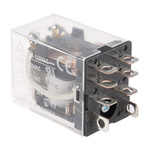 Omron Plug In Power Relay, 12V dc Coil, 10A Switching Current, DPDT