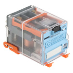 Releco Plug In Latching Power Relay, 115V ac Coil, 10A Switching Current, DPDT