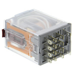 Releco Plug In Power Relay, 24V ac Coil, 5A Switching Current, 4PDT
