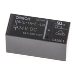 Omron PCB Mount Power Relay, 24V dc Coil, 16A Switching Current, SPST