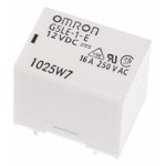 Omron PCB Mount Power Relay, 12V dc Coil, 16A Switching Current, SPDT
