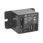 Hongfa Europe GMBH Flange Mount Power Relay, 24V dc Coil, 40A Switching Current, SPST