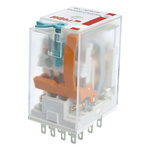Relpol Plug In Power Relay, 110V ac Coil, 6A Switching Current, 4PDT