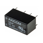 TE Connectivity PCB Mount Power Relay, 5V dc Coil, 3A Switching Current, DPDT