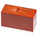 TE Connectivity PCB Mount Power Relay, 5V dc Coil, 8A Switching Current, DPDT