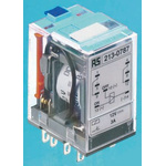 Releco Plug In Latching Power Relay, 115V ac Coil, 5A Switching Current, DPDT