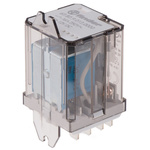 Finder Flange Mount Power Relay, 12V dc Coil, 16A Switching Current, DPDT