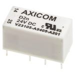 TE Connectivity PCB Mount Power Relay, 24V dc Coil, 3A Switching Current, DPDT