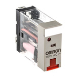 Omron PCB Mount Non-Latching Relay, 110V ac Coil, 10A Switching Current, SPDT