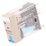 Omron PCB Mount Power Relay, 12V dc Coil, 5A Switching Current, DPDT