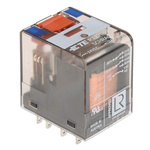 TE Connectivity PCB Mount Power Relay, 24V dc Coil, 12A Switching Current, DPDT