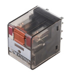 TE Connectivity PCB Mount Power Relay, 24V ac Coil, 12A Switching Current, DPDT