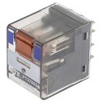 TE Connectivity PCB Mount Power Relay, 24V dc Coil, 10A Switching Current, 3PDT