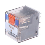 TE Connectivity PCB Mount Power Relay, 12V dc Coil, 6A Switching Current, 4PDT