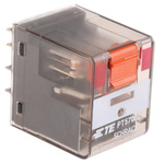 TE Connectivity PCB Mount Power Relay, 24V ac Coil, 6A Switching Current, 4PDT
