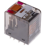 TE Connectivity PCB Mount Power Relay, 115V ac Coil, 6A Switching Current, 4PDT