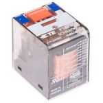 TE Connectivity PCB Mount Power Relay, 24V dc Coil, 6A Switching Current, 4PDT