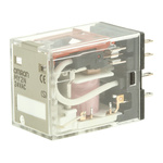 Omron Plug In Power Relay, 24V ac Coil, 10A Switching Current, DPDT