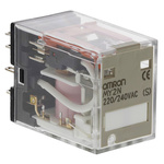 Omron Plug In Power Relay, 240V ac Coil, 10A Switching Current, DPDT
