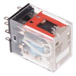 Omron Plug In Power Relay, 12V dc Coil, 5A Switching Current, DPDT